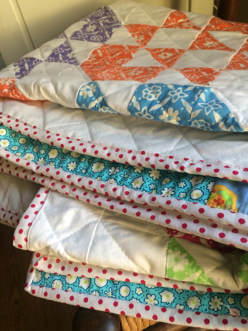 Lap Quilt Baby Quilt Toddler Quilt 50 X 62 Etsy