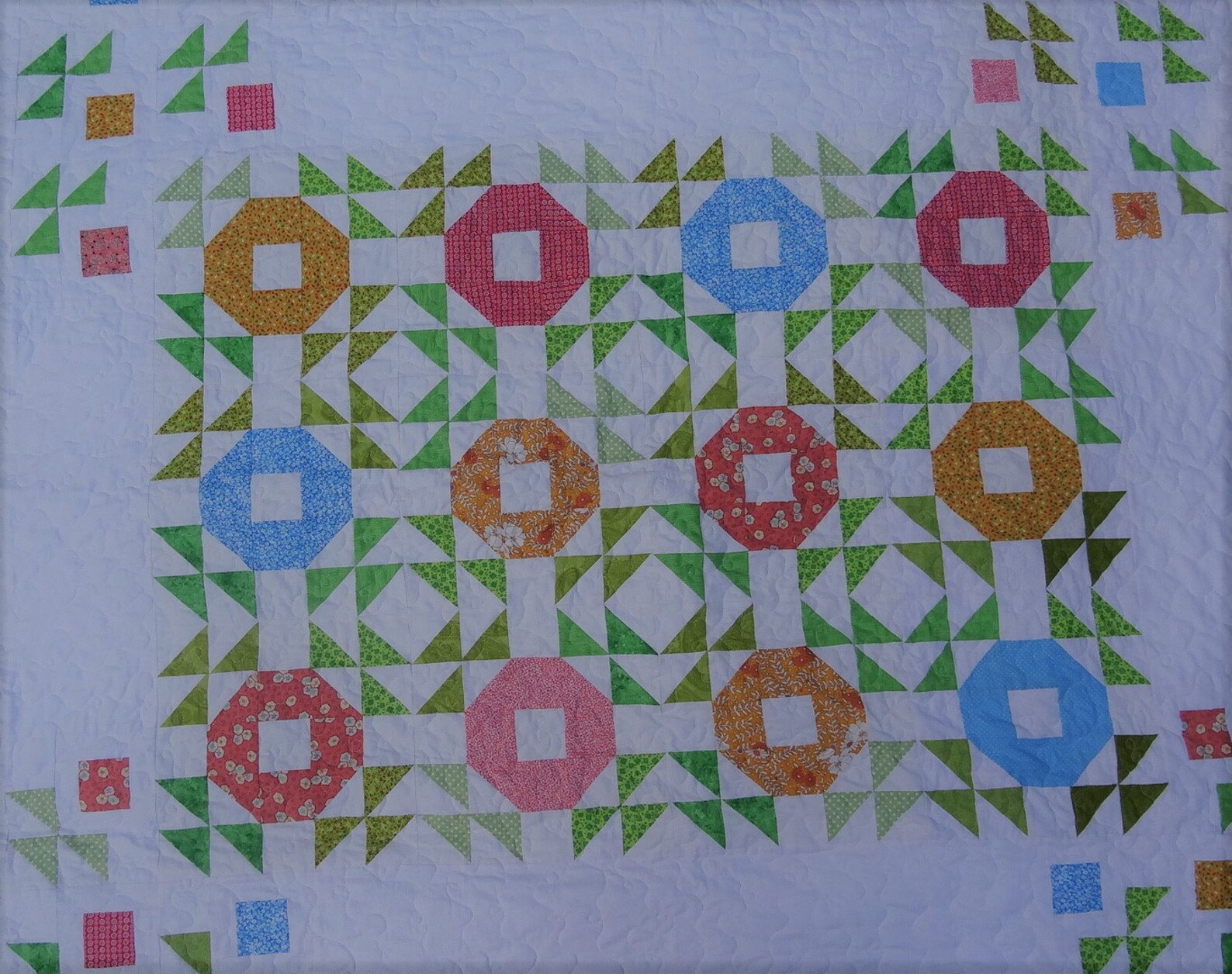 Quilt Pattern Spring Blooms and Blossoms 53 X 65 PDF File Instant ...