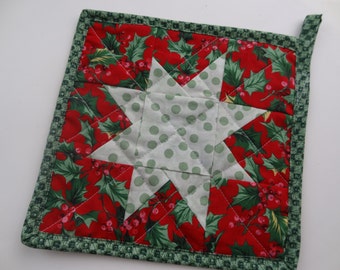 PDF pattern for a Simple Star potholder