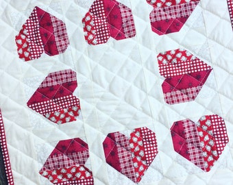 Love is..... table mat PDF pattern - table runner