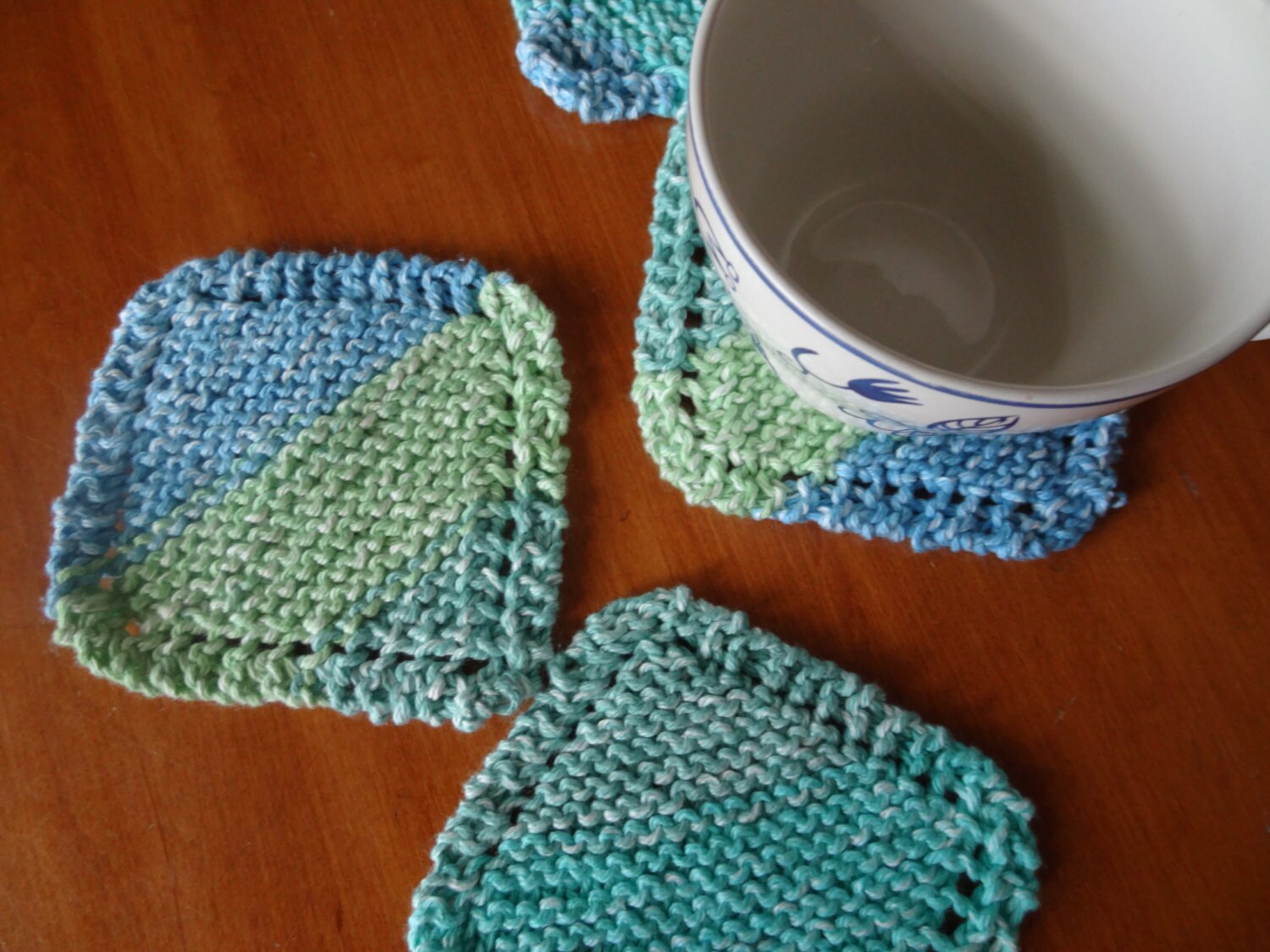 PDF File for Knit Coaster Pattern. Simple Knit Coaster Etsy