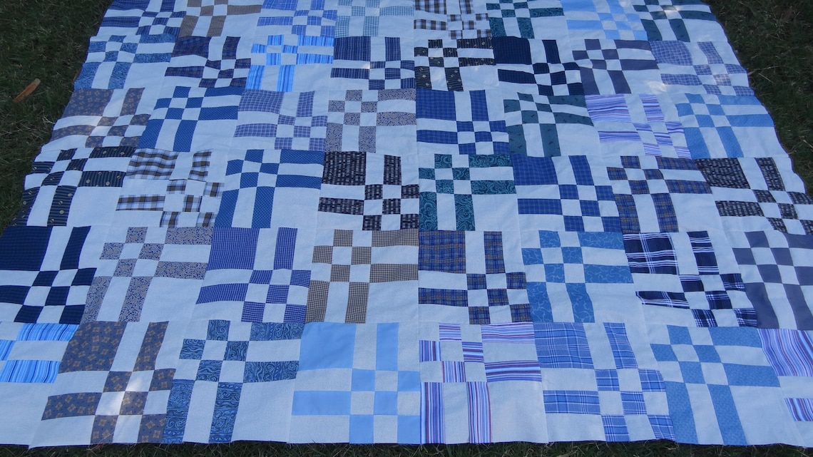 High Tide Quilt Pattern, Instant Download, PDF File, Twin Size Quilt