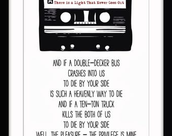 There is A Light That Never Goes Out - Unframed The Smiths Print
