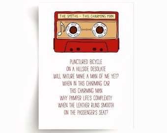 This Charming Man - Unframed The Smiths Print