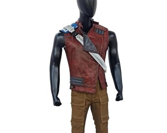 Conjunto completo de fantasias de cosplay Cal Kestis Jedi Survivor