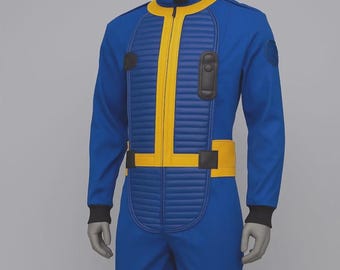 Fallout Vault Suit Set Vault 33 & 101 Cosplay Costume