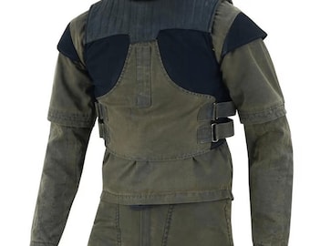 Traje mandaloriano único inspirado en Star Wars / Perfecto para fans y cosplayers / Ideal para proyectos mandalorianos / Conjunto de 3 piezas hecho a medida