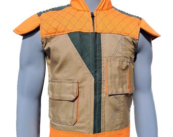 Boba Fett Inspired Flight Suit Vest Star Wars Cosplay
