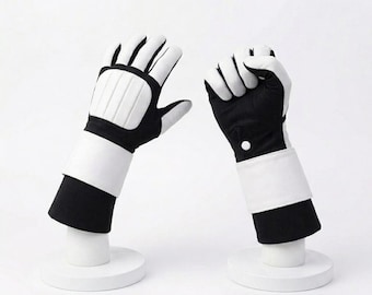 Inspired Star war Darth Vader leather gloves cosplay