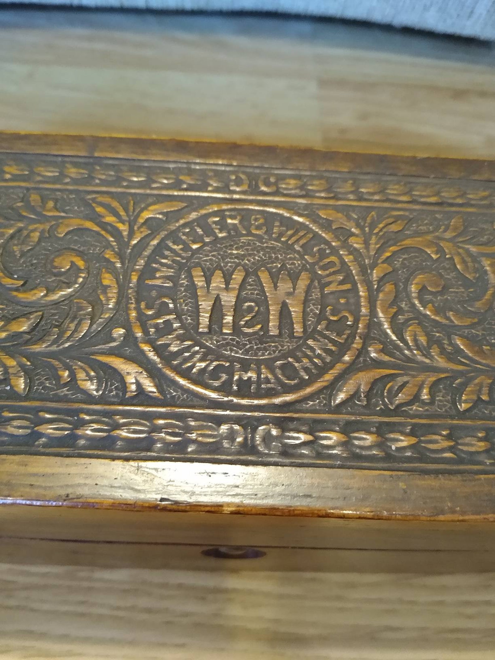 Antique Wheeler and Wilson Sewing Box Sewing Accessories Etsy