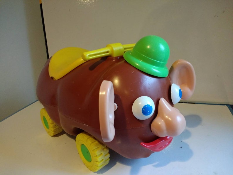 Vintage Rare Ride On Mr Potato Head Toy 1973 With Pieces Unique Vintage Riding Toy