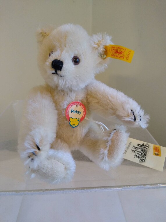 steiff bear petsy value