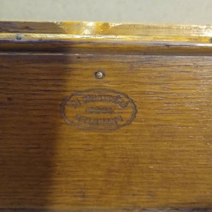 Antique Sewing Machine Parts Box Singer Patented 1889 Wooden - Etsy