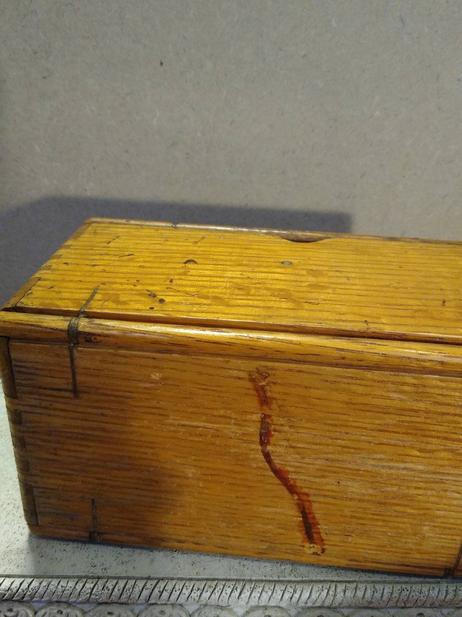 Antique Sewing Machine Parts Box Singer Patented 1889 Wooden - Etsy