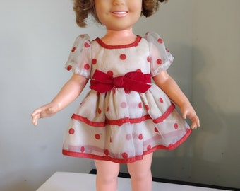 Vintage 1972 Shirley Temple Doll by Ideal All Original 16" Retro Doll Toy