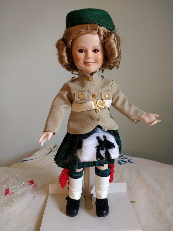 shirley temple porcelain dolls danbury mint value