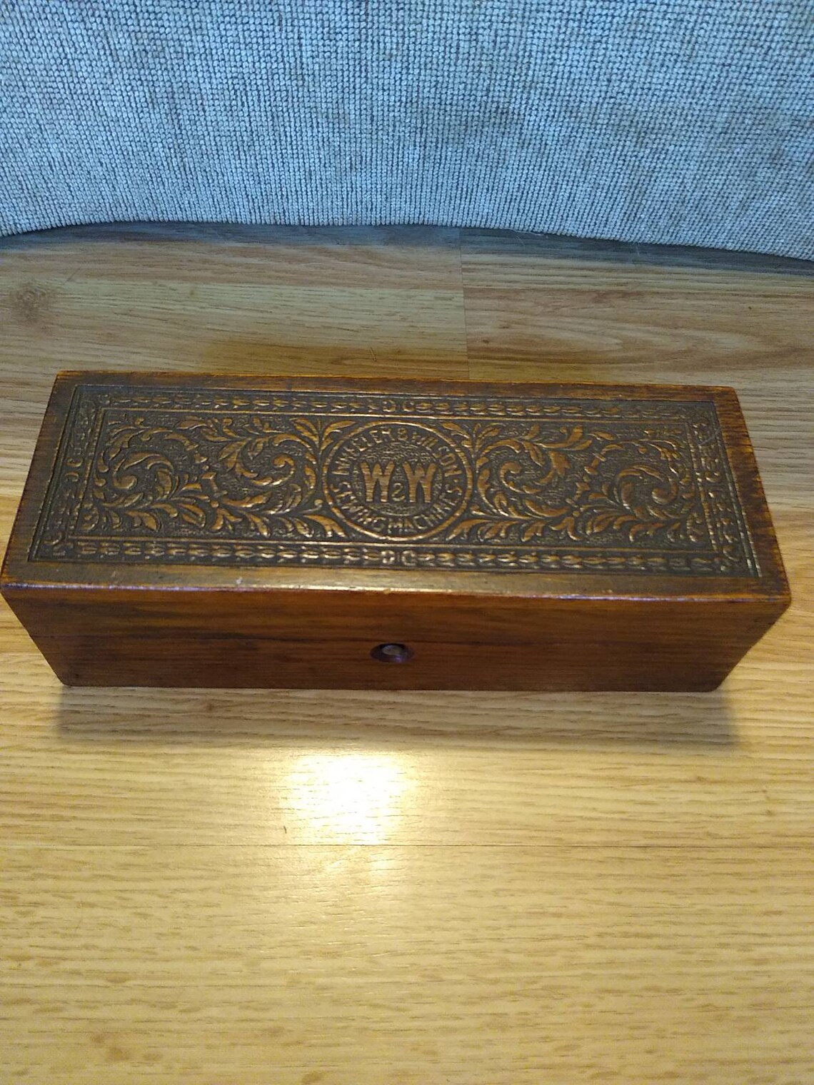 Antique Wheeler and Wilson Sewing Box Sewing Accessories Etsy