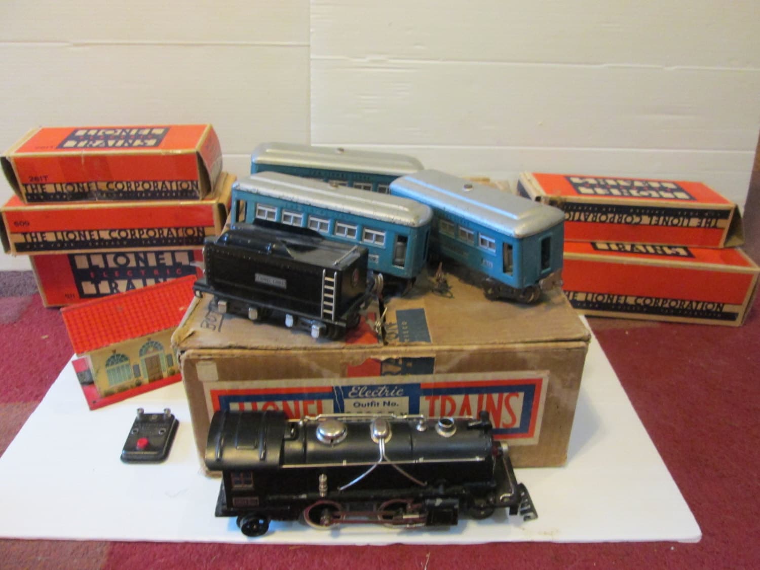 Vintage Lionel Train Set Pre War 1930's 262E O Gauge Full Etsy