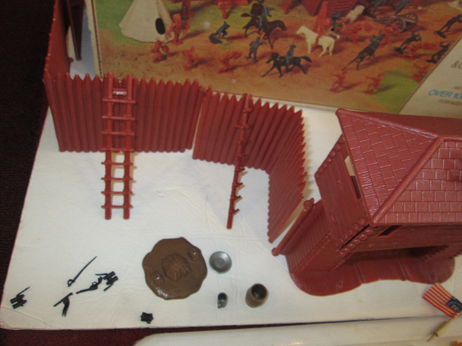 Marx Fort Apache Playset In Box Sears Exclusive Toy 1970's Etsy