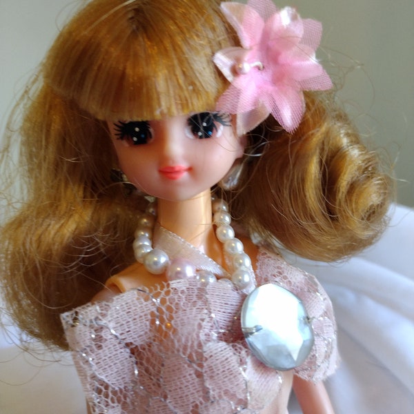 Vintage Takara  Korea Carnival Barbie Doll  and Blonde Hair Big Eyed Doll Japanese Barbie Friends