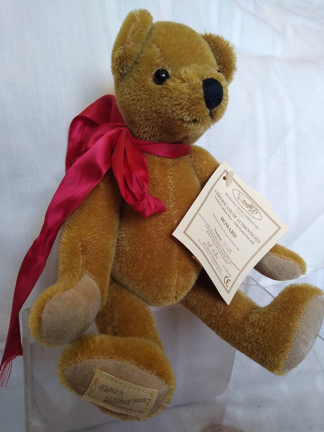 Vintage 1998 Dean's Rag Book Mohair Teddy Bear Jointed - Etsy