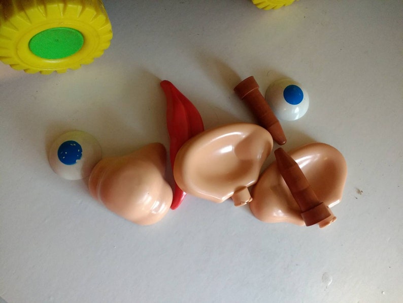 Vintage Rare Ride On Mr Potato Head Toy 1973 With Pieces Unique Vintage Riding Toy
