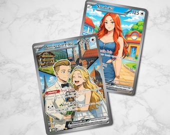 Tarjeta coleccionable holográfica personalizada