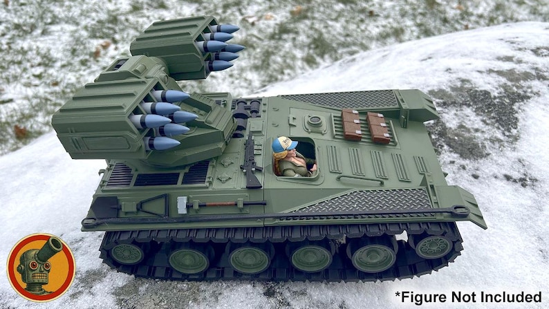 1/12 Scale Wolverine Missile Tank STL Files image 2
