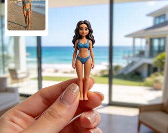 Aangepast beeldje van foto - gepersonaliseerde cartoonfiguur voor kinderen en volwassenen, bureaudecoratie