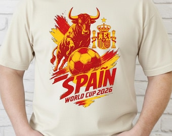 Vintage Spain World Cup 2026 Tshirt, Spain Soccer Gift, Spain Football TEE, Soccer Lover tee Sweat, retro soccer fan shirt, match day outfit