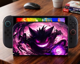 Gengar Switch 2 Dock Cover – Pokemon Dock Skin