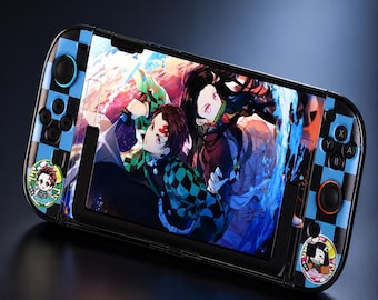 Demon Slayer Switch 2 Case, Tanjiro Nezuko PVC Protective Shell,