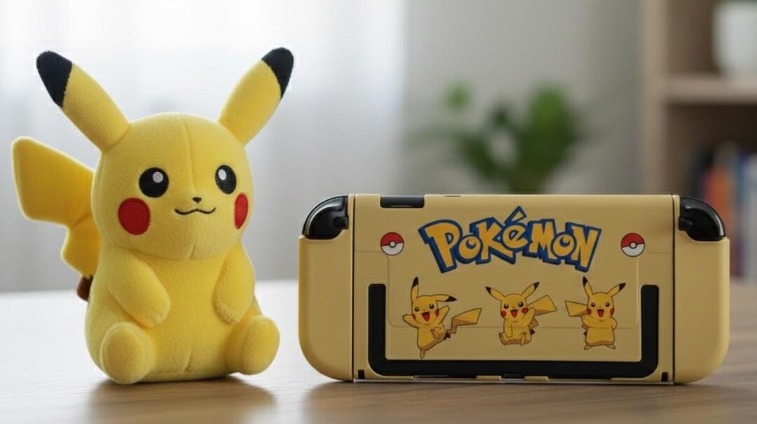 Pokemon Case for Nintendo Switch 2 (2025) – Pikachu TPU Protective ...