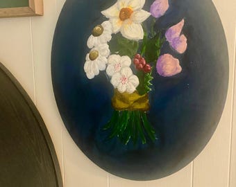 Custom Birth Flower Bouquet Painting