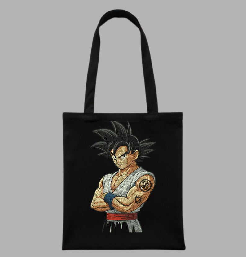 Goku Embroidery Design | Anime Stitch File | Super Saiyan Machine ...