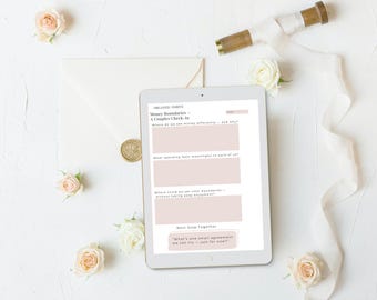 Money Boundaries — A Couples Check-In | Printable Worksheet for Honest Money Conversations