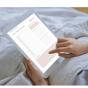 Daily Focus Planner – Sunday Reset System Companion