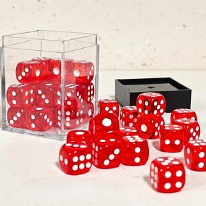 36 Pcs Multi Color D6 Dice Set | Rounded DnD Dice 12mm D6 | Hanmade Custom Dice | TTRPG Gift for DM | Tabletop Games Dice |