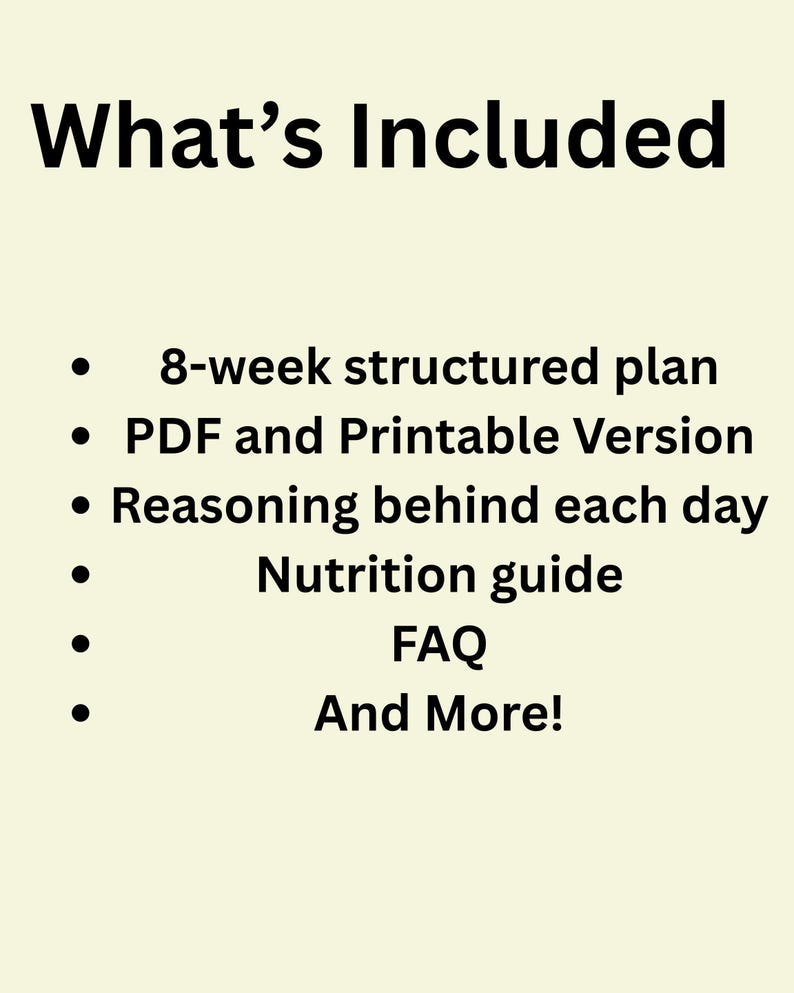 Couch to 5k Printable Plan Beginner Running Digital Download Etsy
