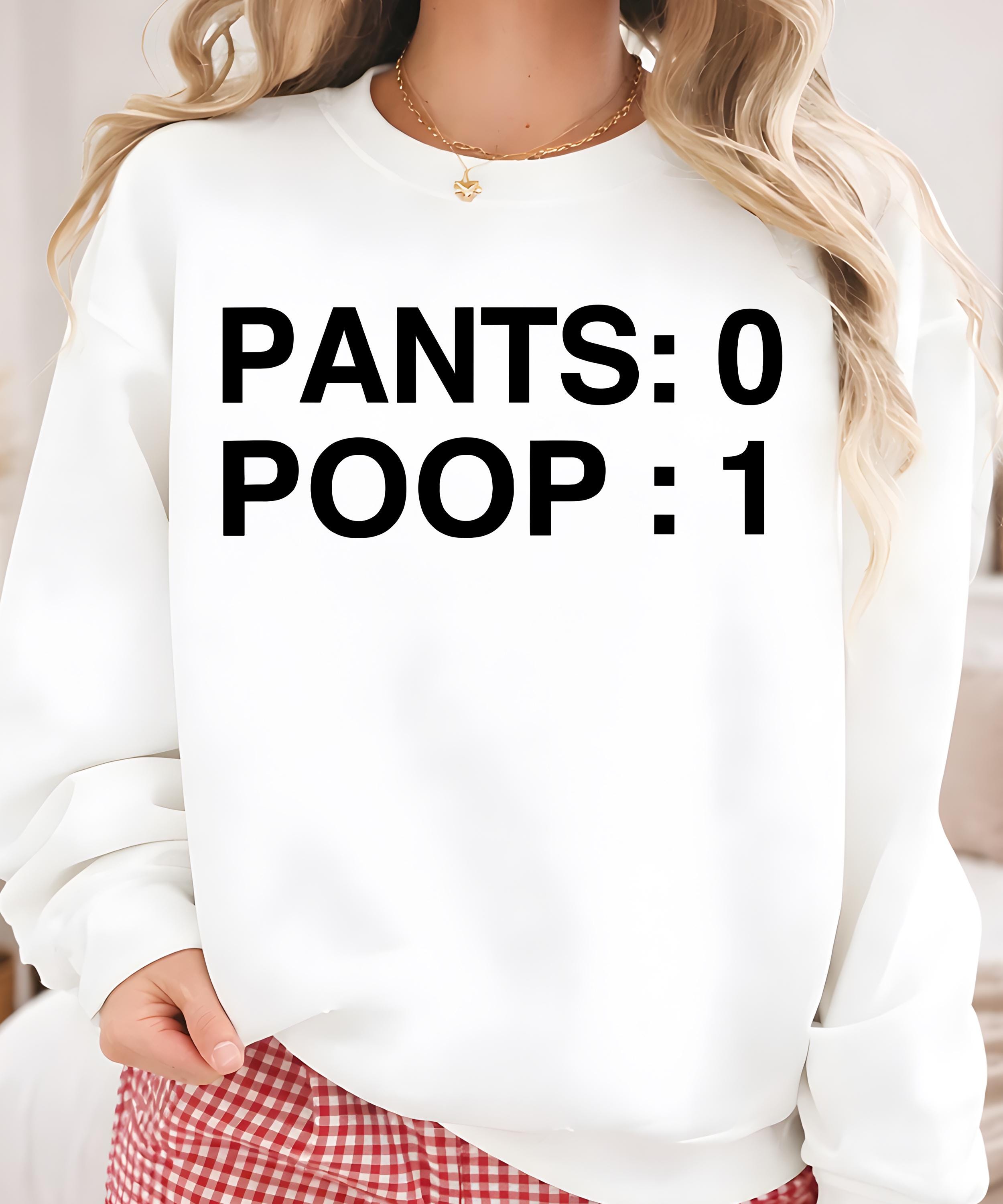 Pants 0 Poop 1 Funny Poopy Toilet Humor Adult Humor Meme | Bathroom ...
