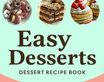 Weihnachtsdesserts Rezeptbuch PDF - Einfache Urlaubsfreuden - Sofortdownload