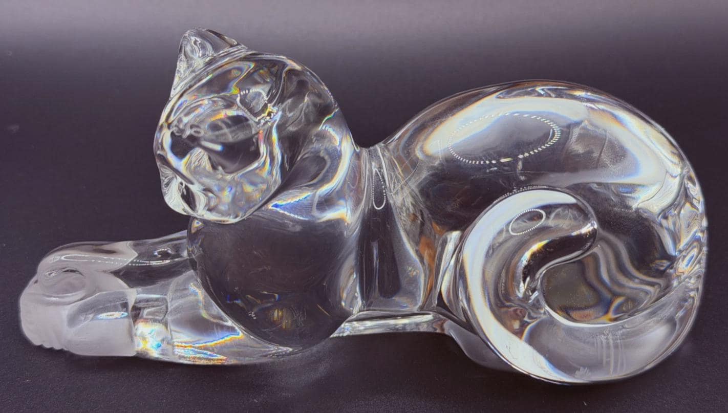 Lenox Crystal Cat - Etsy