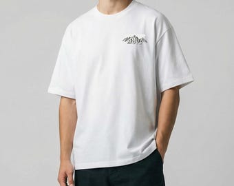 Move Mountains Christian Tee, Minimalist Faith Shirt