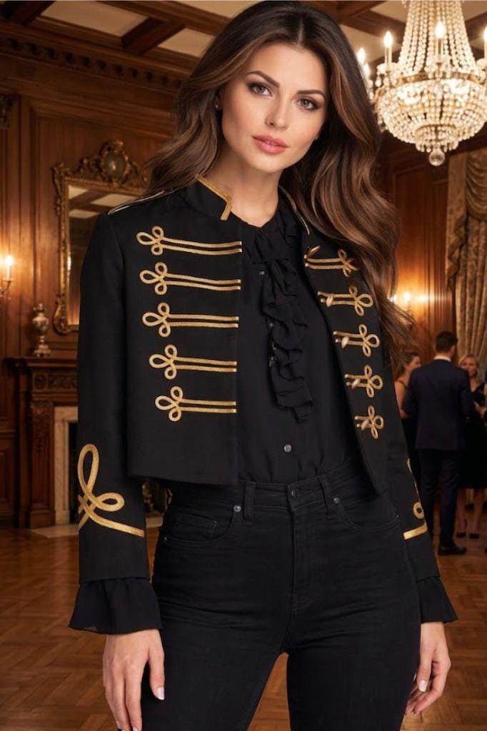Napoleon Jacket Woman - Etsy