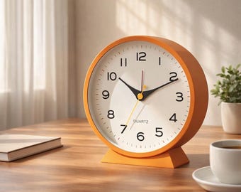 Vintage Flip Clock | Lumitime ST-20 | New Old Stock | Orange Crush