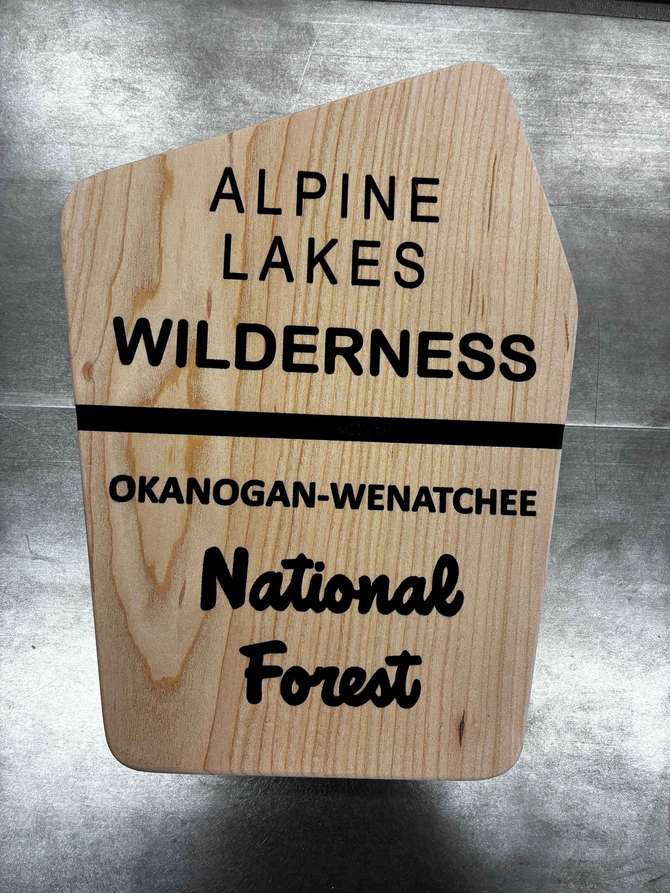 Custom National Forest Wood Sign Personalized Hiking & Wilderness Trail ...