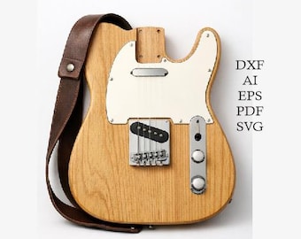 Fender Telecaster CNC Guitar Body Template, Pickguard (Digital Download)