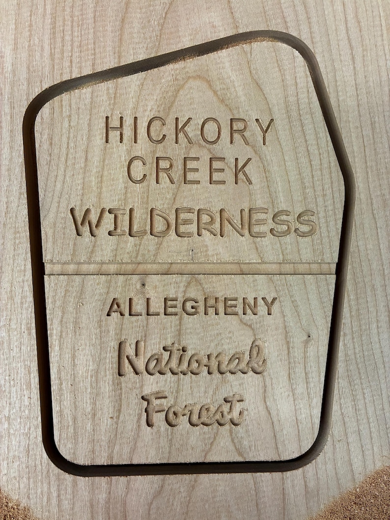 Custom National Forest Wood Sign Personalized Hiking & Wilderness Trail ...