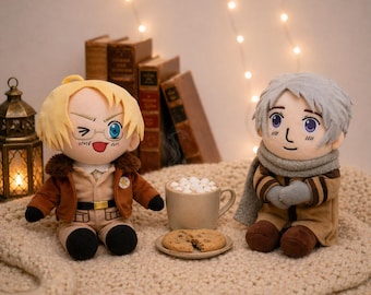 Anime Chibi Plush Toy – Hetalia Inspired Kawaii Plush Doll – Manga Fan Gift – Cosplay Collectible
