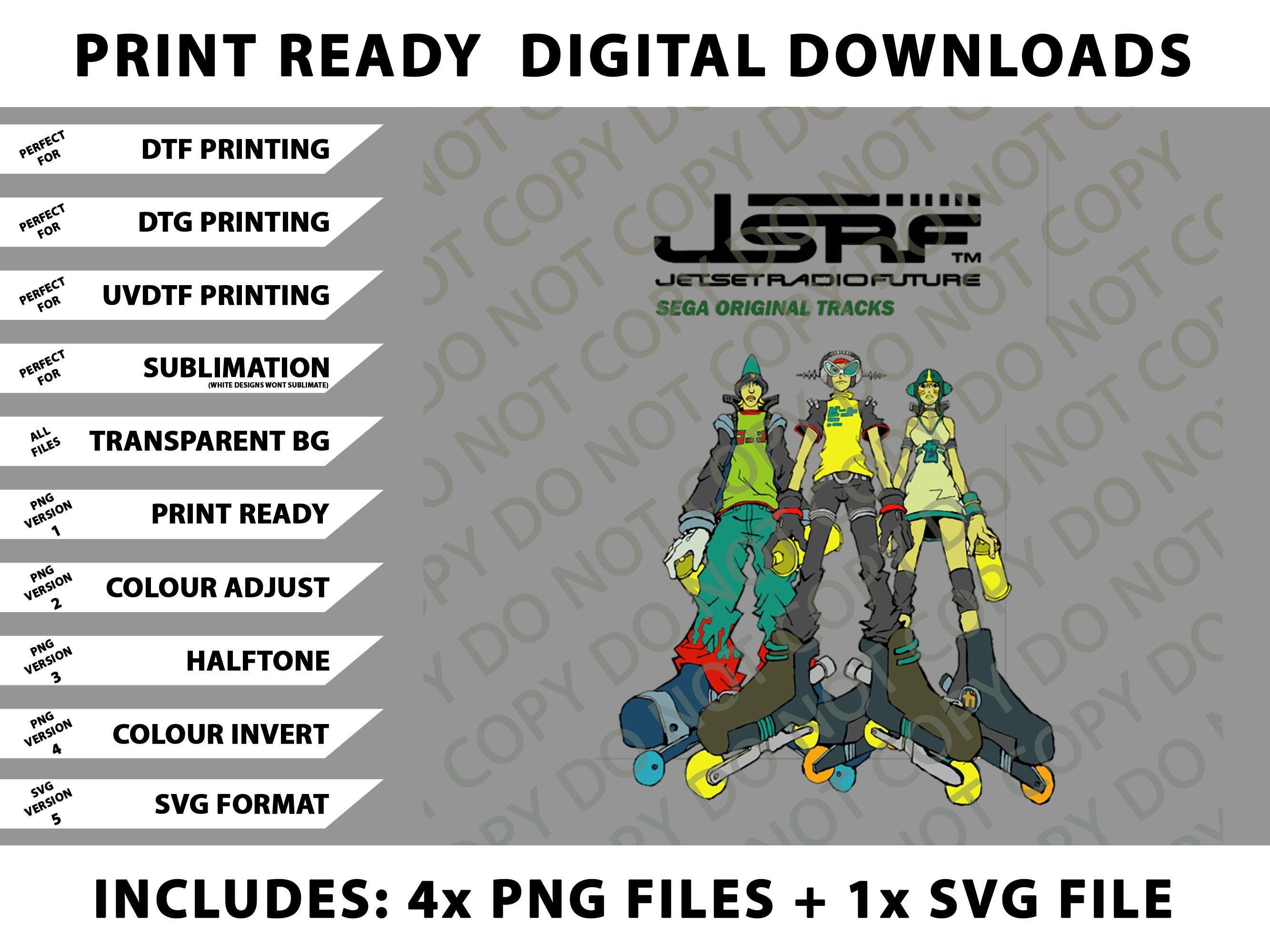 Jet Set Radio Future Soundtrack Cover Png Bundle, SVG Files